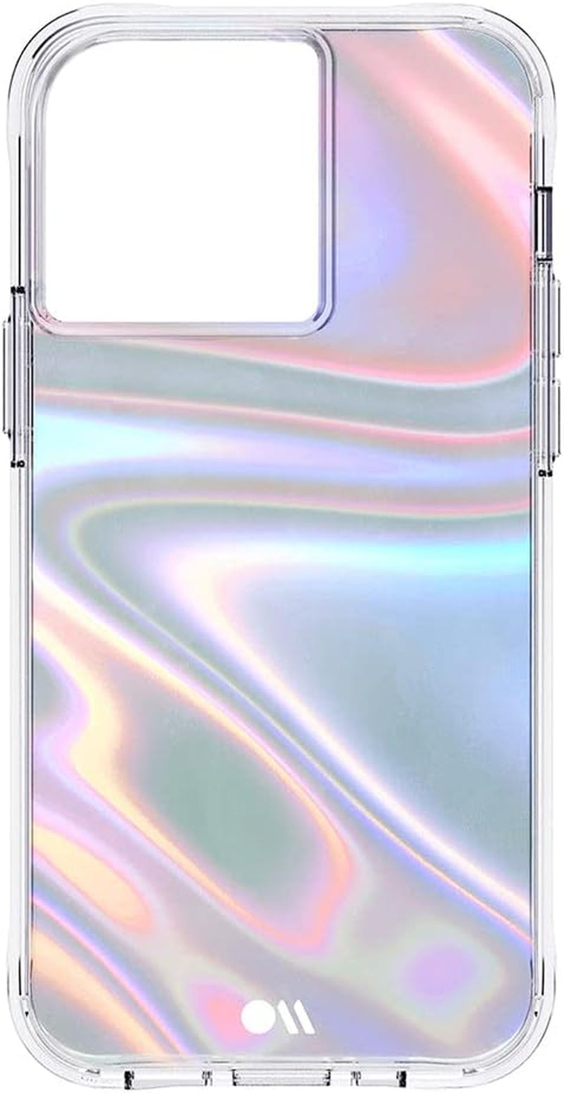 - SOAP Bubble - Case for Iphone 13 Pro - Iridescent Design - 10 Ft Drop Protection - 6.1 Inch - Soap Bubble