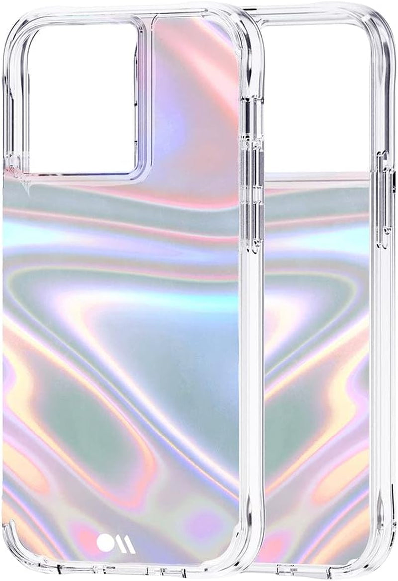 - SOAP Bubble - Case for Iphone 13 Pro - Iridescent Design - 10 Ft Drop Protection - 6.1 Inch - Soap Bubble
