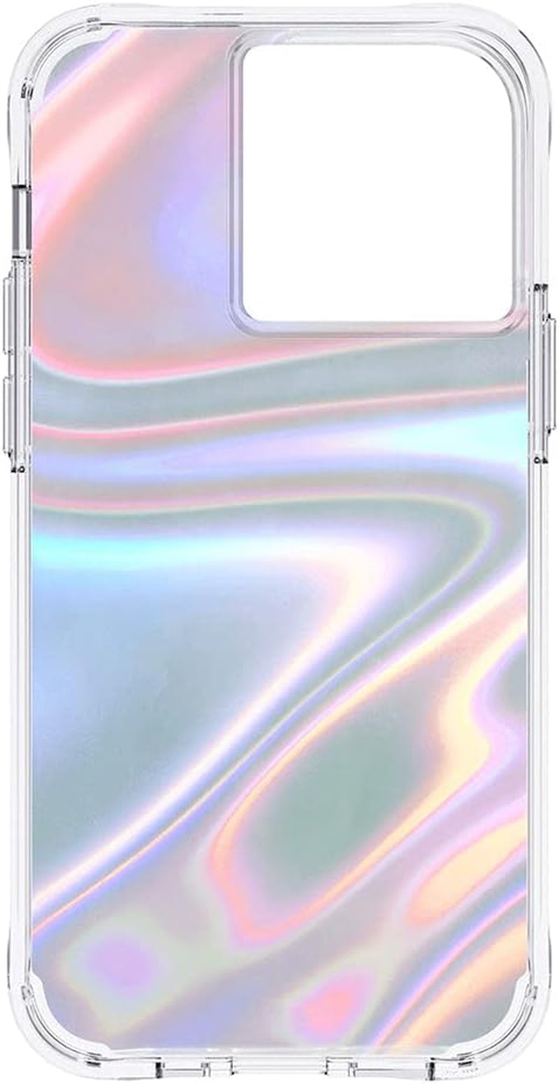 - SOAP Bubble - Case for Iphone 13 Pro - Iridescent Design - 10 Ft Drop Protection - 6.1 Inch - Soap Bubble