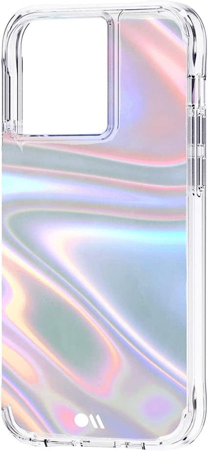 - SOAP Bubble - Case for Iphone 13 Pro - Iridescent Design - 10 Ft Drop Protection - 6.1 Inch - Soap Bubble